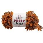 2 Adet Puffy More El Örgü İpliği,Parmak Örgü İpi (2 x 150 Gram) (6562)