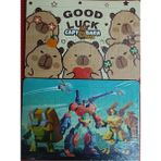 2 Adet Puzzle Yap Boz (33CM*23CM*42PARÇA) - (Capybara/robotlar)