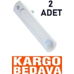 2 Adet Pvc Pimapen Sürgü Gizli Kapı Pencere kilitli kol