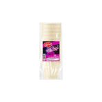 2 Adet Roll-Up Party Dreams Meşrubat Bardağı 25'li Krem (3 G)
