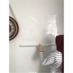 2 Adet Şeffaf Akıllı Kağıt Tahta Yazı Tahtası 120X200 cm Beyaz - Ahşap - Beyaz - Seçenek 1