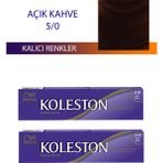 2 Adet Single Tüp Boya Saç Boyası Açık Kahve 5/0 Nemere