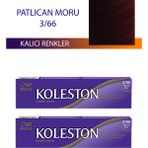 2 Adet Single Tüp Boya Saç Boyası Patlıcan Moru 3/66 Nemere