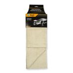 (2 Adet) Spark 2314 Bej Lazer Kesim Mikrofiber Oto Kurulama Temizlik Pasta ve Cila Bezi 40x60 cm.