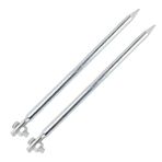 2 Adet Toprak çubuk Bakır Kaplama Demir Dişli bağlantı, Elektrikli çitler, Antenler, Uydu Yemekleri, 12x300mm, Ev Topraklama Için Uygun, Açık Hava Mühendisliği