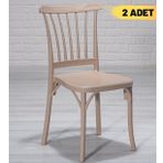 2 Adet Violet Cappucino Pratik Sandalye / Balkon-Bahçe-Mutfak