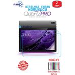 2 ADET Vorcom QuartzPro QuartzLITE 10.1" Tablet Tam Uyumlu Ekran Koruyucu Cam Nano HD Esnek Kırılmaz