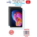 2 ADET Vorcom S12-SXPro STab7 10.1" Tablet İçin Tam Uyumlu Ekran Koruyucu Cam Nano HD Esnek Kırılmaz