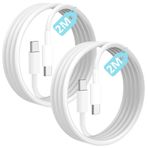 2 Adet x 2Metre Type C-C Kablo Seti, 60Watt PD Hızlı Şarj, TPE Dış Yüzey, iPhone 15/16/17 ve Andoid İçin (2Ad x 2Mt Açık Gri)