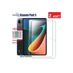 2 ADET Xiaomi Pad Mi Pad 5/5 Pro 11" Tam Uyumlu Ekran Koruyucu Şeffaf Cam Nano HD Esnek Kırılmaz