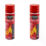 2 Adet Yangın Söndürücü - Yangın Savar Sprey 500Ml + 500 Ml Ev - Ofis - Oto Araç Ateş Boğucu Köpük Tabaka Oluşturur (4741)