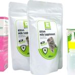 2 Adet Yavru kedi Süt Tozu 200 ml+Biberon 60 Ml+Yavru ve Anne Kediler Için Vitamin Pasta 100GR