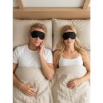 2 Adet Yoga Göz Bandı Siyah Maske Rahatlama İçin Unisex Yumuşak Uyku Göz Maskesi Uykuya Yardımcı Aparat
