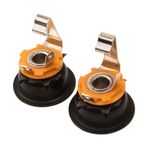 2 Adet Yootones 1/4 İnç Gitar Stereo Çıkış Soketi Fiş Fender Telecaster TL Elektrikli Bas Ukulele Gitar Aksesuarları ile Uyumlu (Siyah)