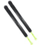 2 Adet Yükseltilmiş Drenaj Temiz Fırça Seti, 18 "Genişletilmiş Kurutucu tiftik Temizleme Fırçası, Banyo/Tuvalet/Kanalizasyon için Sert Kıl, Kanalizasyonda Saç ve Mukustan Kurtulun