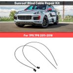 2 Adet/takım Araba Sunroof Kör Kablo Tamir Kiti Porsche Cayenne Vw Touareg 7p5 7p6 2011-2018 7P0898870A (Yurt Dışından) - Vidalanarak, Siyah