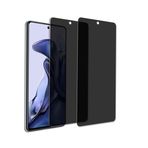 【2 adet】Xiaomi Mi 11T/11T Pro için görüş koruma folyosu, gizlilik zırhlı koruma camı, gözetleme önleyici folyo, anti spy koruyucu cam