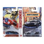 2 Araç Bugatti Set - Hot Wheels Bugatti Veyron & Matchbox Bugatti Divo (1/64)