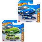 2 Araç Hot Wheels '90 Honda Civic EF Set - Mavi & Yeşil (1/64)
