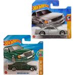 2 Araç Hot Wheels Set - Mercedes-Benz 500 E & '89 Mercedes-Benz 560 Sec Amg (1/64)