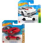 2 Araç Lamborghini Set - Hot Wheels Lamborghini Sesto Elemento & '71 Lamborghini Miura (1/64)