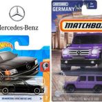 2 Araç Mercedes-benz Set - Hot Wheels '89 560 Sec Amg & Matchbox G 550 (1/64)