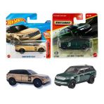 2 Araç Set Hot Wheels Range Rover Velar ( Gold ) & Matchbox 2024 Range Rover Phev ( Yeşil )