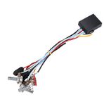 2 Bant Aktif EQ Ekolayzer Preamp Devresi Pikap Gitar Bas Ton Kontrolü Bağlantı Parçaları Ile Müzik Meraklıları Için İdeal