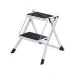 2 Basamaklı Katlanabilir Merdiven, Basamaklı Tabure Merdiven, Metal Katlanır Merdiven, 150kg Taşıma Kapasiteli Merdiven