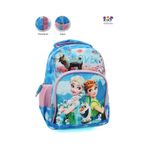 2 Gözlü Mavi Elsa Anna Anaokulu Çantası - Kız Çocuk Çanta Kreş Çantası - Elsa Çanta - Frozen Çanta Çok Renkli