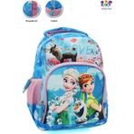 2 Gözlü Mavi Elsa Anna Anaokulu Çantası - Kız Çocuk Çanta Kreş Çantası - Elsa Çanta - Frozen Çanta