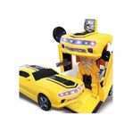 2 in 1 Bumblebee Robota Dönüşen Pilli,Işıklı,Sesli, Camaro Araba