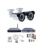 2 Kameralı Güvenlik Seti - 5Mp Sony Seculens, 1080P Ahd, 8 Warm Led, Gece Renkli Görüş, Full Hd, 5Mp Dvr + Wifi Adaptörü, V1
