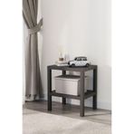 2 Katlı Dikey Raf, Plastik Sehpa, Çiçeklik, Saksılık, Banyo Mutfak Rafı, Siyah