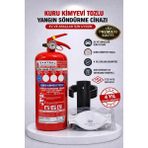 2 kg Abc Kkt Yangın Söndürme Tüpü Ev ve Araçlar Için Uygun 3M N95 Maske Hediye