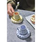 2 Kişilik Kahve Fincanı Takımı Seti - Modern Lüks Hediyelik Tasarım