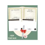 2 Kitap - Insan Neyle Yaşar? + Savaş Sanatı-L. N. Tolstoy, Sun Zi - Iş Bankası + Titanic Kalem Hediye