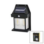 2 LAMBA SOLAR - SENSÖRLÜ APLİK DUVAR LAMBASI DIŞ MEKAN 5.5V - 1W - 1800mAh (4604)