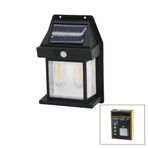 2 LAMBA SOLAR - SENSÖRLÜ APLİK DUVAR LAMBASI DIŞ MEKAN 5.5V - 1W - 1800mAh (5264)