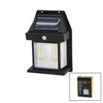 2 LAMBA SOLAR - SENSÖRLÜ APLİK DUVAR LAMBASI DIŞ MEKAN 5.5V - 1W - 1800mAh (5296)