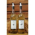 2 Li 750 ml Şeffaf Damlatmaz Ayçiçek Yağı Zeytinyağı Şişesi Yağlık Yağdanlık