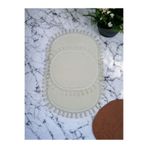2 Lİ PELÜŞ PONPON SAÇAKLI KAYMAZ BANYO PASPASI 50X80+40X50 POSTHJBUYHN