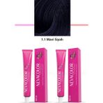 2 Li Set Premium 1.1 Mavi Siyah - Kalıcı Krem Saç Boyası 2 x 50 G Tüp Nemere