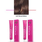 2 Li Set Premium 6.07 Bronz Kahve - Kalıcı Krem Saç Boyası 2 x 50 G Tüp Nemere