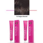 2 Li Set Premium 7.0 Yoğun Kumral - Kalıcı Krem Saç Boyası 2 x 50 G Tüp Nemere