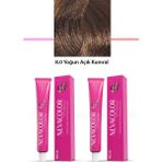 2 Li Set Premium 8.0 Yoğun Açık Kumral - Kalıcı Krem Saç Boyası 2 x 50 G Tüp Nemere