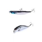 2 li Set sahte Yem Lures Turna Levrek Alabalık Rapala LüferAilesi JigYem
