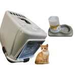 2 Li Set Xxl Kapalı Kedi Tuvaleti Ve 1.5 Litre Mama Su Kabı