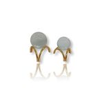 2 Li Üçgen Kristal Dekoratif Obje Gold C-00426-A-Szr