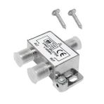 2 li Uydu Splitter Kablo TV Rg6 Anten Çoklayıcı Dağıtıcı